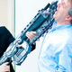 Illustration for article titled Gears of War Designer Wont Carry Plastic Weapon On Talk Show